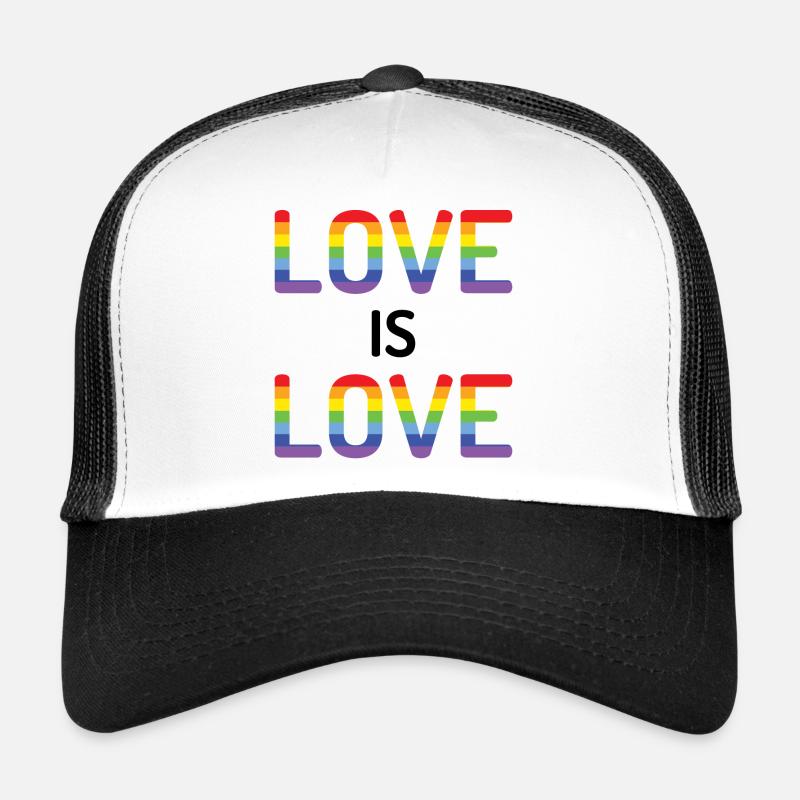 Mois de la fierté - L’amour c’est l’amour Casquette trucker 