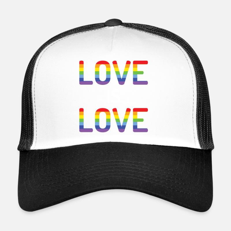 Mois de la fierté - L’amour c’est l’amour Casquette trucker 