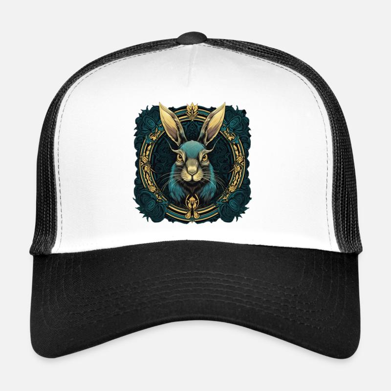 Magic Bunny Rabbit Long-Eared Trucker Cap