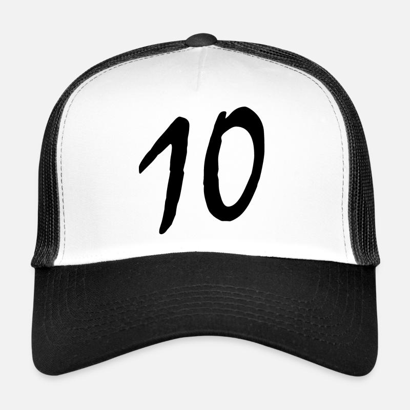 10 - Trucker Cap - white/black