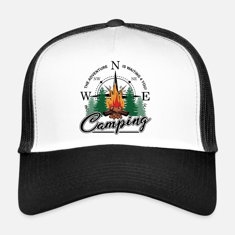 Camping für Camper mit Wohnmobil oder Wohnwagen Trucker Cap