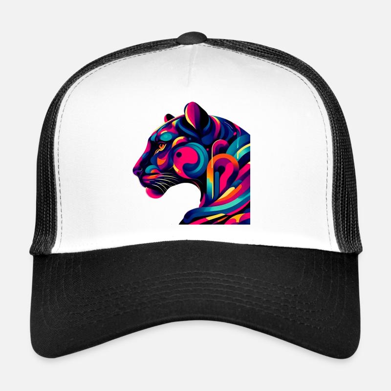 Panther - Trucker Cap - Weiß/Schwarz