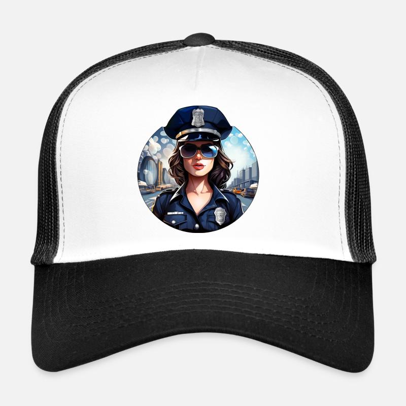 Policewoman Trucker Cap