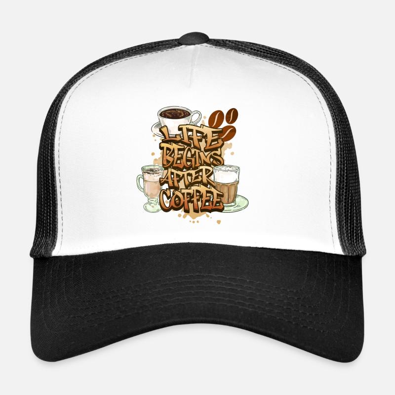 Coffee, Coffee Lover, Coffee Cup, Caffeine, Drink Trucker Cap
