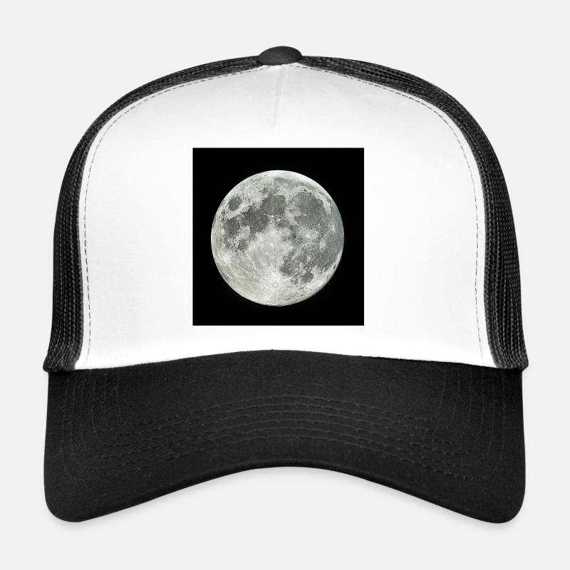 Vollmond am Nachthimmel Trucker Cap