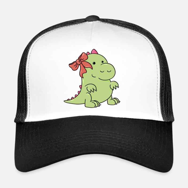 un petit dinosaure à Noël Casquette trucker 