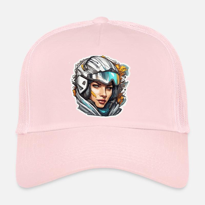 Coureur / Sport / Course / Ski / Piste Casquette trucker 
