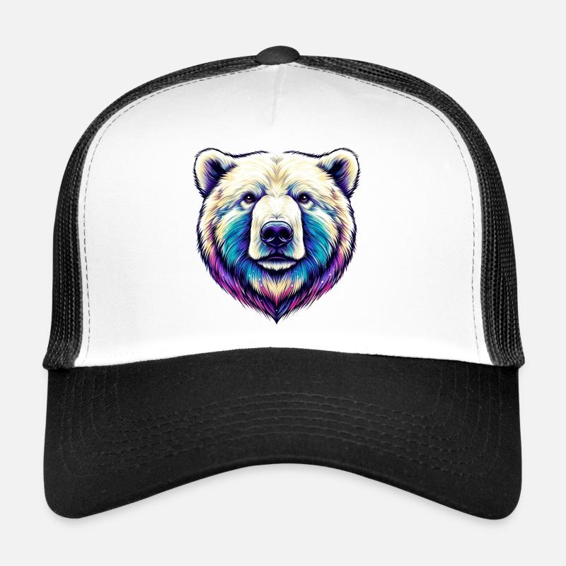 Ours blanc Casquette trucker 
