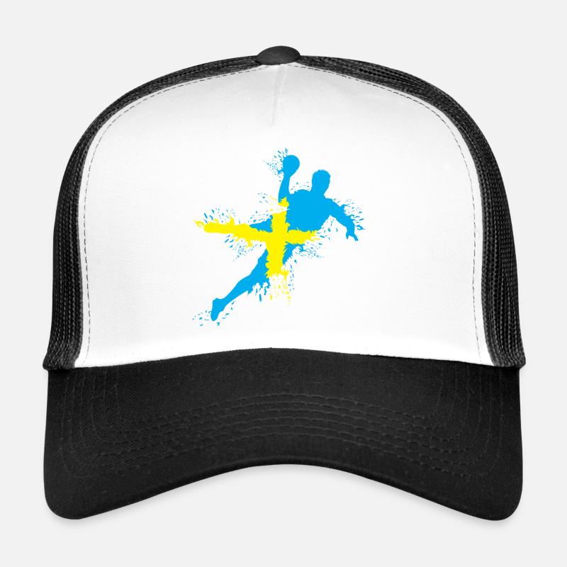 Équipe de handball Suède Lancer Explosion EC Logo icône Casquette trucker 
