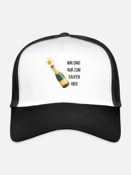Bachelor Party - Trucker Cap - white/black - Front