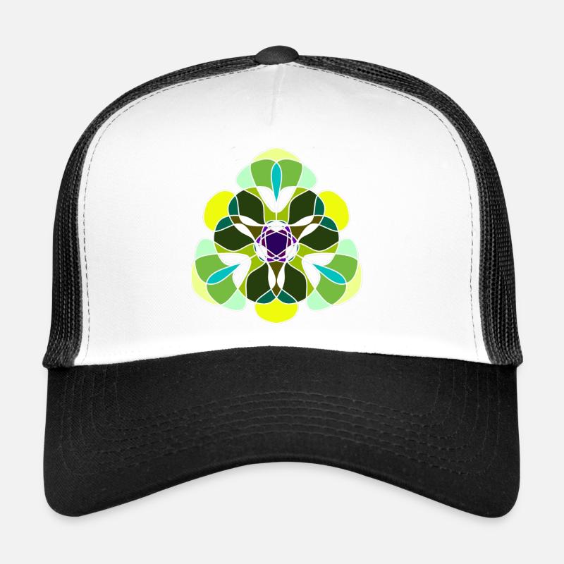 Ornament - Trucker Cap - Weiß/Schwarz