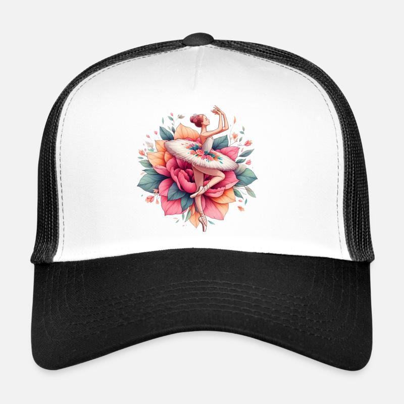 Danseuse de ballet avec tutu Casquette trucker 