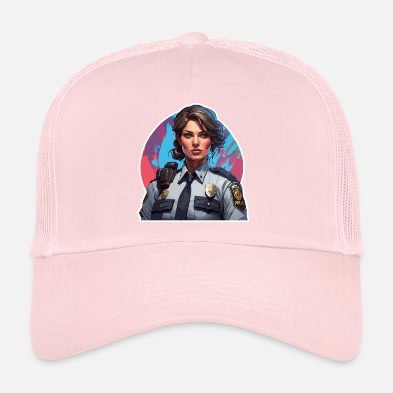 Police / Operations / Profession / Job / Emergency Forces Trucker Cap