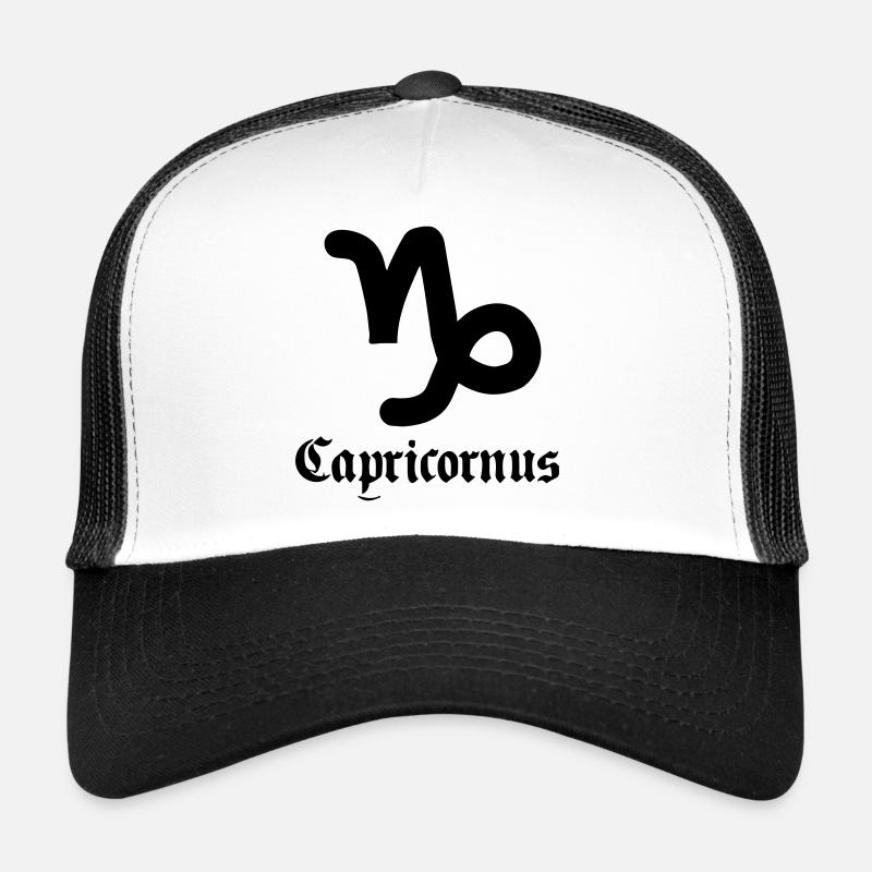Steinbock Steinbock Steinbock - Trucker Cap - Weiß/Schwarz