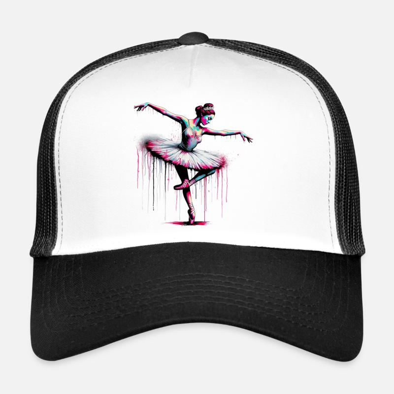 Danseuse de ballet avec tutu Casquette trucker 
