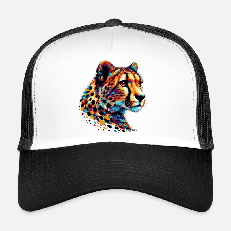 Gepard - Trucker Cap - Weiß/Schwarz