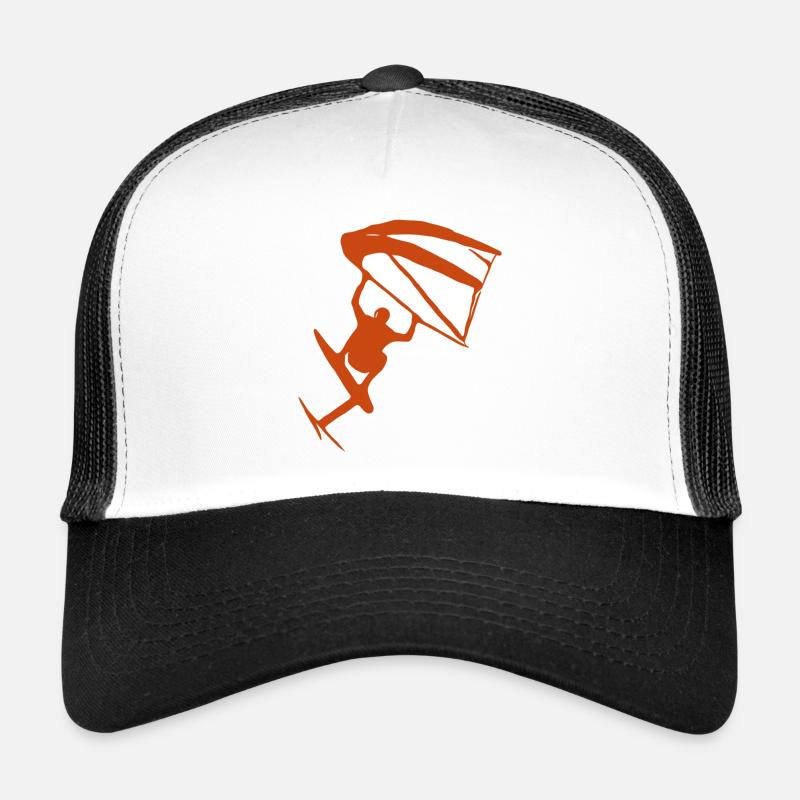 Wing Label - Trucker Cap - Weiß/Schwarz