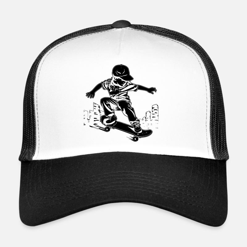 Garçon de skateboard Casquette trucker 