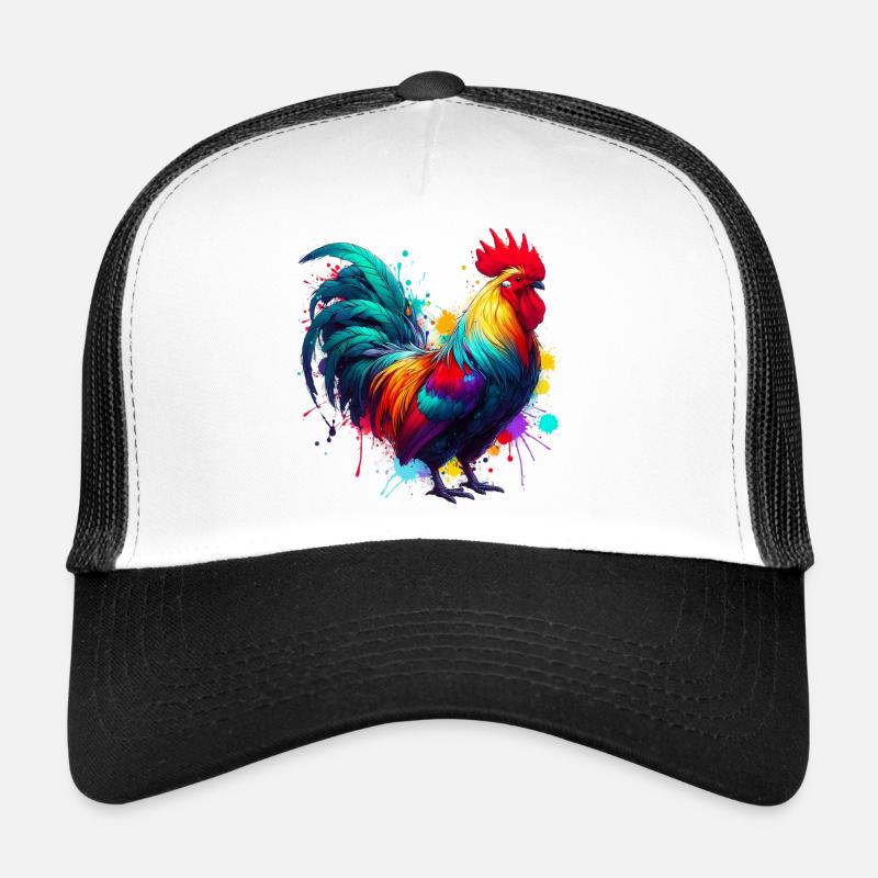 Rooster Hen Trucker Cap