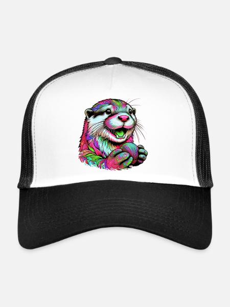 Otter - Trucker Cap - Weiß/Schwarz