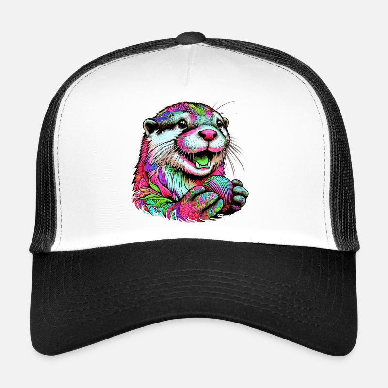 Otter - Trucker Cap - Weiß/Schwarz