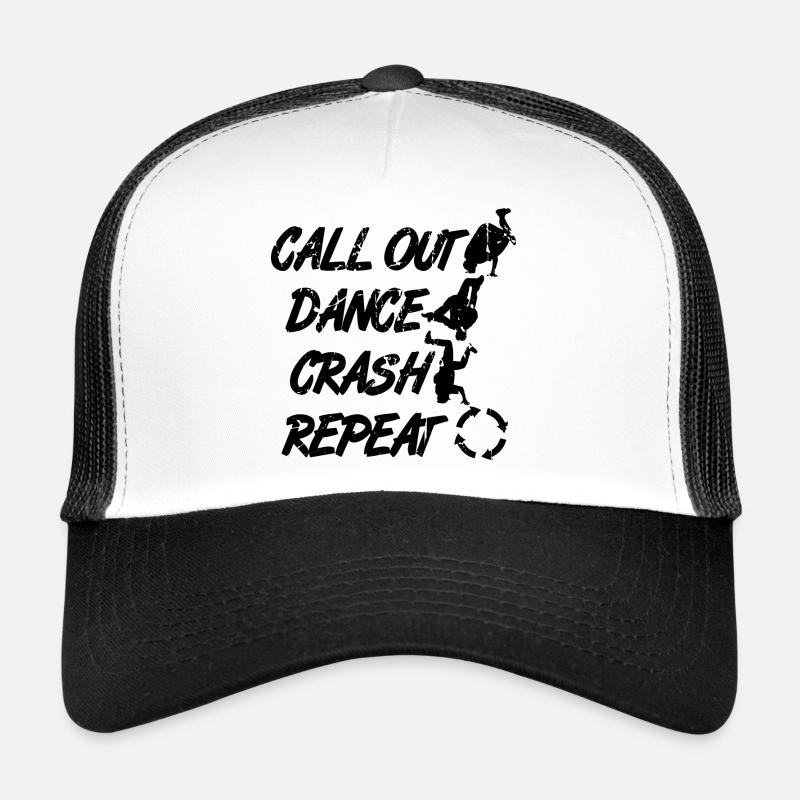 Appel Danse Crash Répéter Casquette trucker 