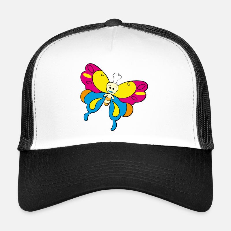 papillon coloré papillon Casquette trucker 