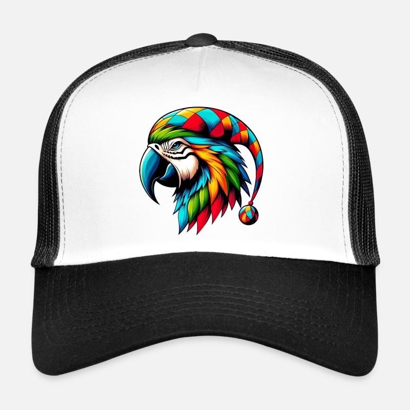 Harlekin Papagei Trucker Cap