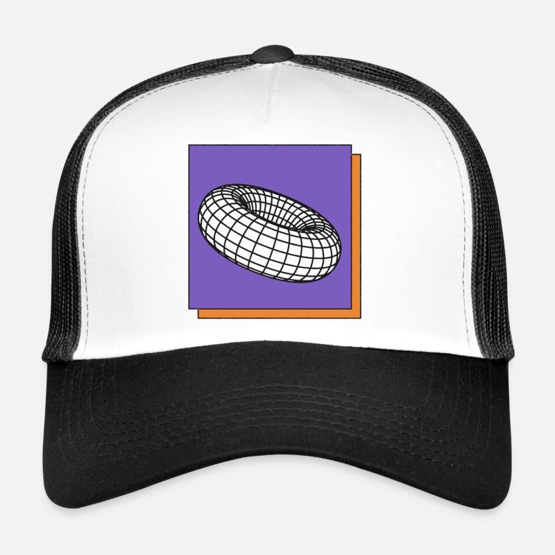 Trend Grafik Design - Trucker Cap - Weiß/Schwarz