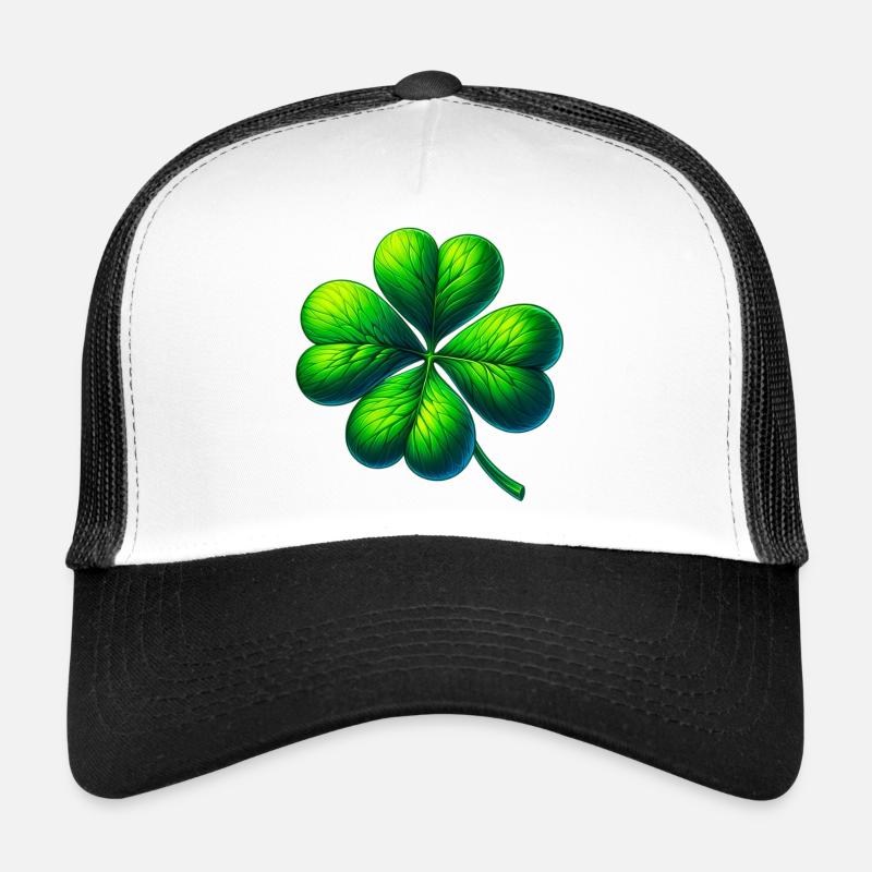 Trèfle à quatre feuilles Casquette trucker 
