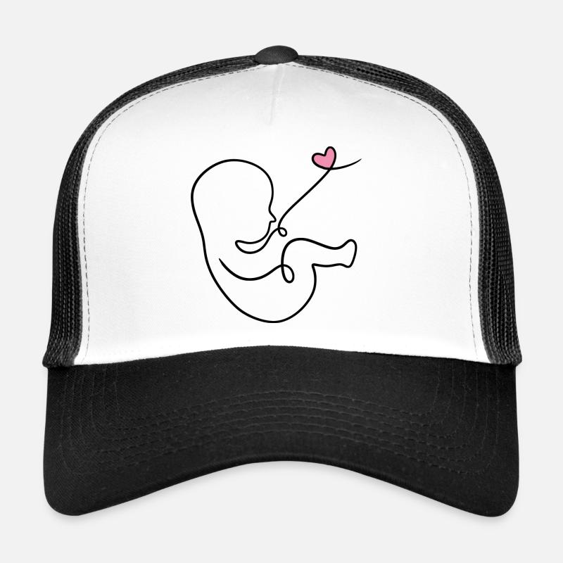 Battement de cœur Bébé Amour Casquette trucker 