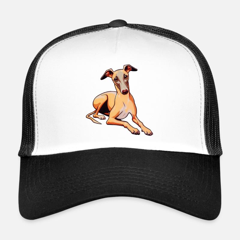 Whippet - Trucker Cap - white/black