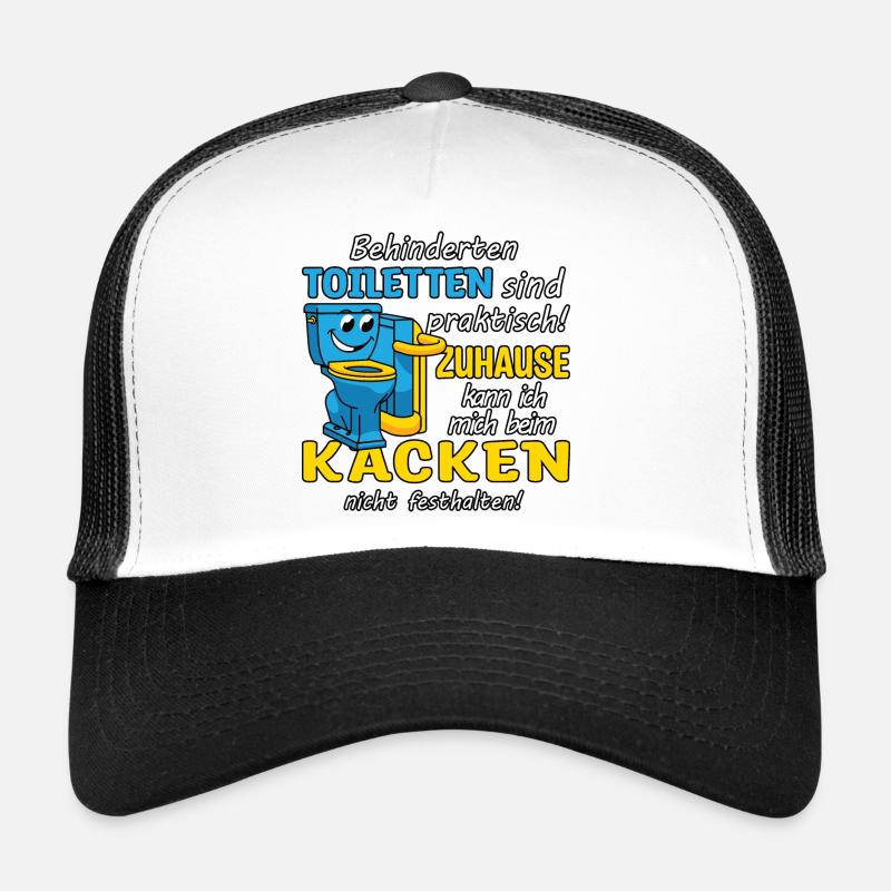 Toilettes pour handicapés Casquette trucker 