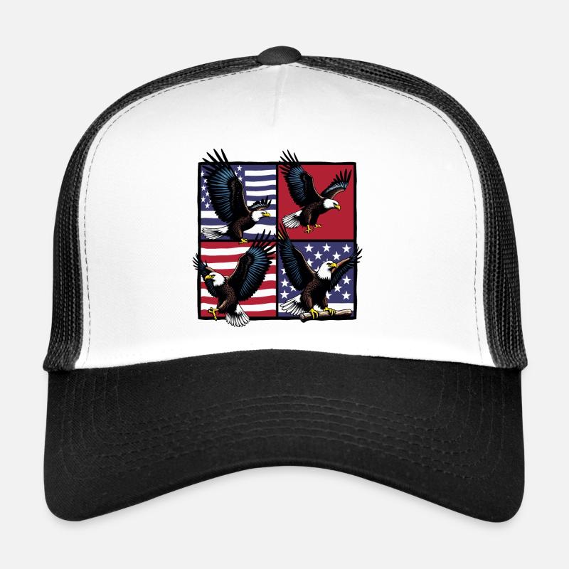 Pygargue à tête blanche Casquette trucker 