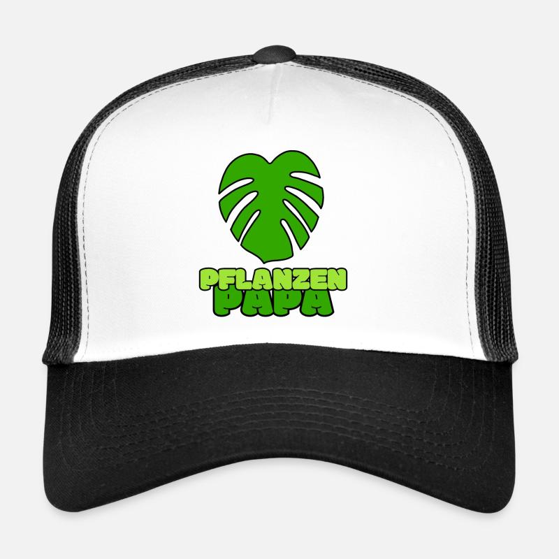 Pflanzen Papa - Trucker Cap - Weiß/Schwarz