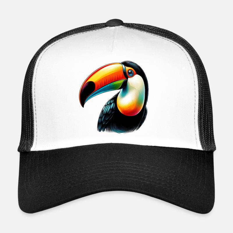 Toucan - Trucker Cap - white/black