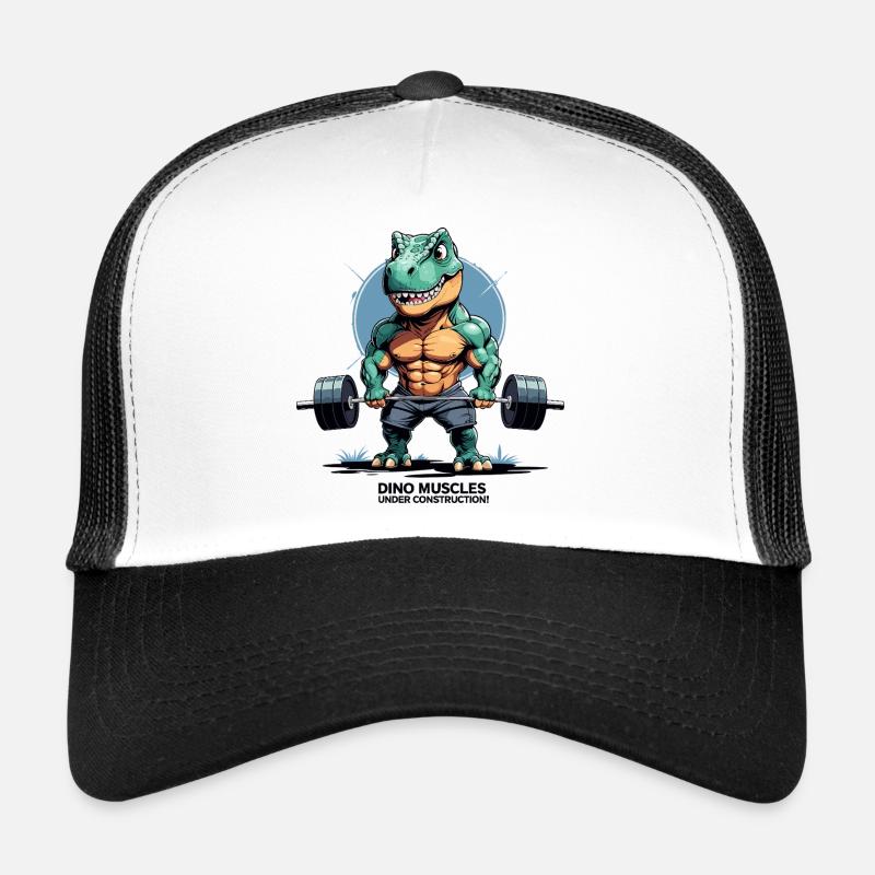 Dino muscles in development Trucker Cap