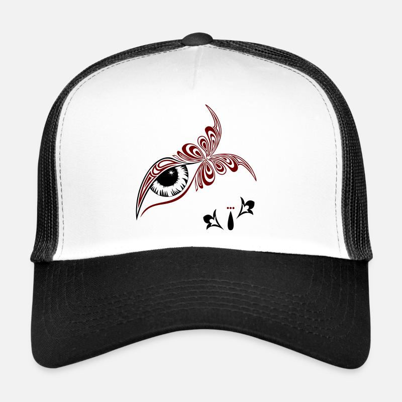 Ornement avec œil Casquette trucker 