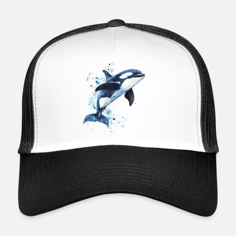 Orca - Trucker Cap - Weiß/Schwarz