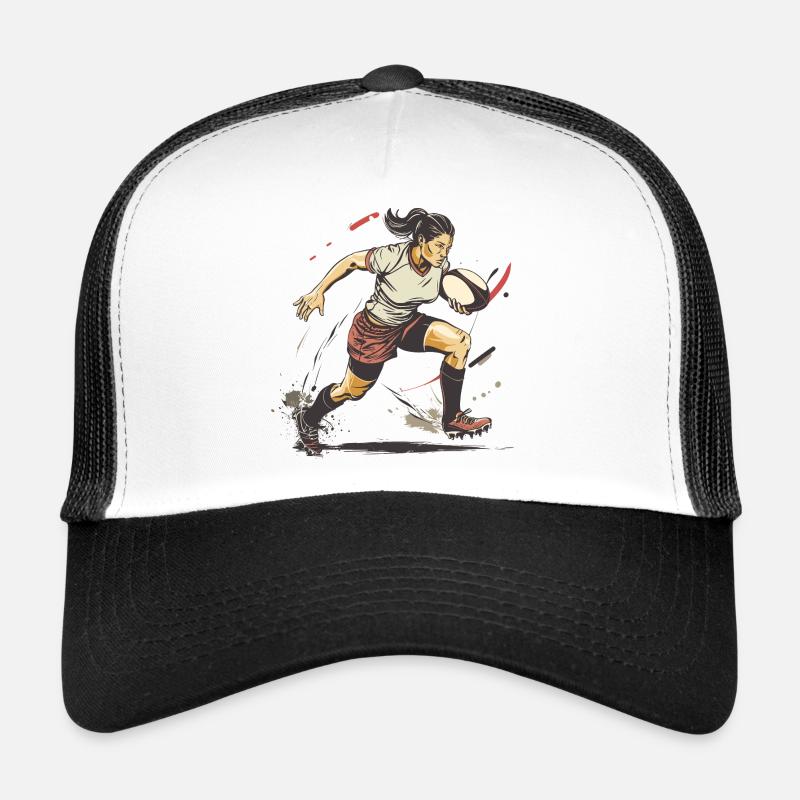 Joueuse de rugby Casquette trucker 