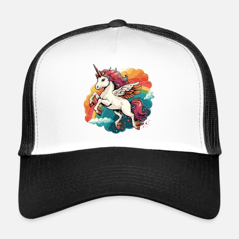 Einhorn magic regenbogen märchen tochter mädchen Trucker Cap