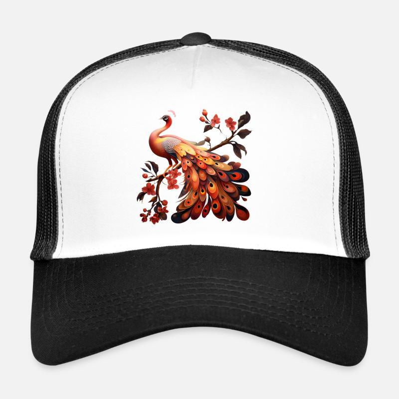 Eleganz in Federn: Trucker Cap
