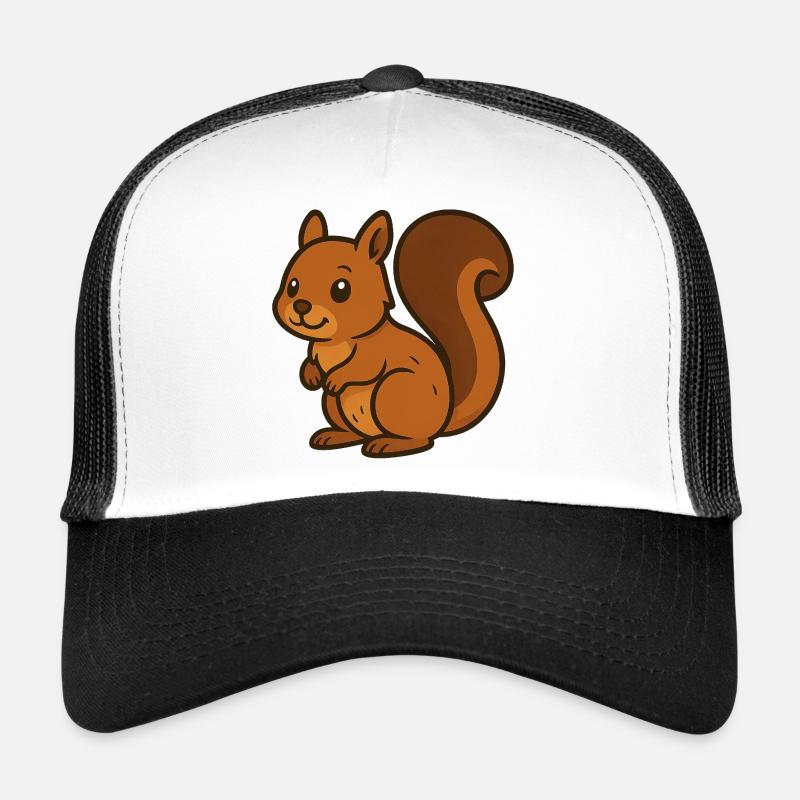Écureuil de dessin animé mignon - Ami de la forêt assorti Casquette trucker 