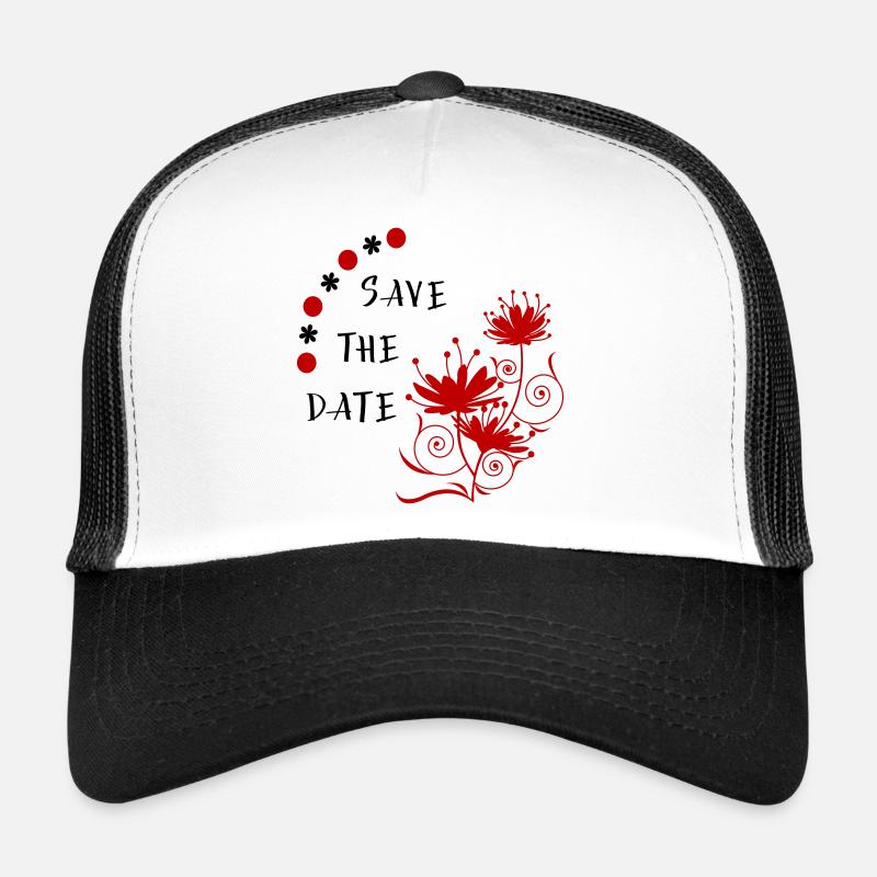 Sauvez la vrille de fleur de dattier Casquette trucker 