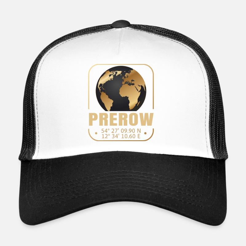 Prerow - Trucker Cap - Weiß/Schwarz