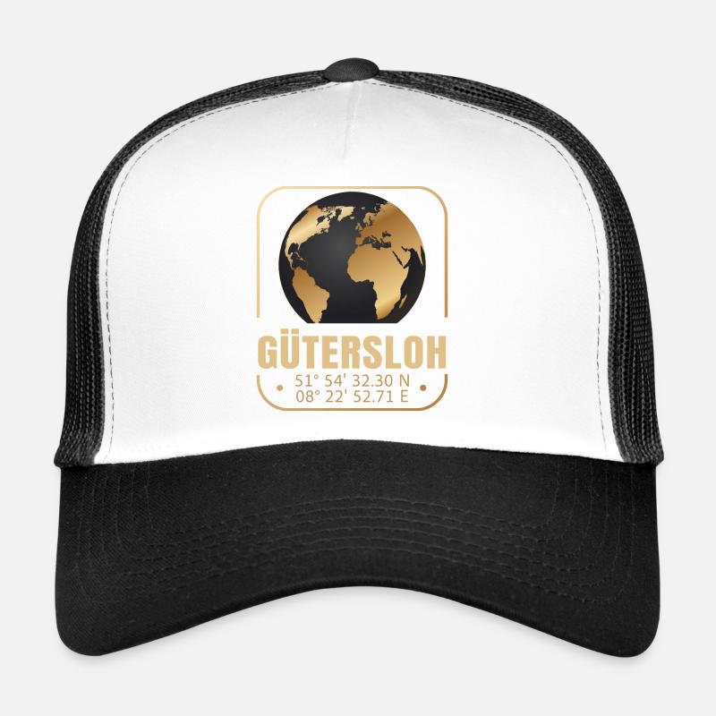 Gütersloh - Trucker Cap - Weiß/Schwarz