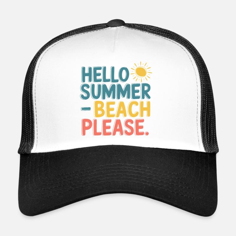 Hello Summer – Beach Please! Trucker Cap