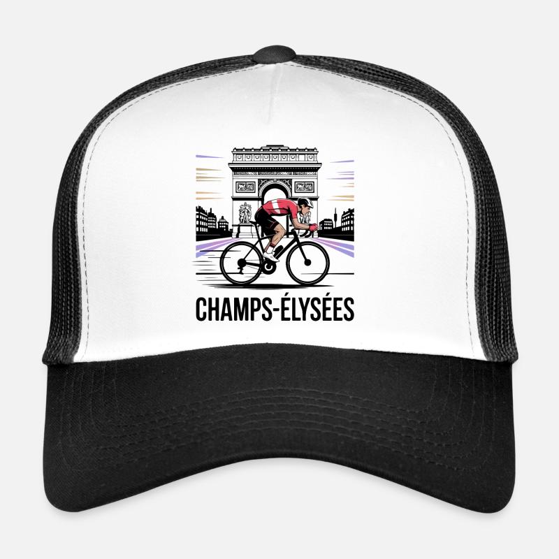 Sprint final aux Champs-Élysées - Cyclisme Casquette trucker 