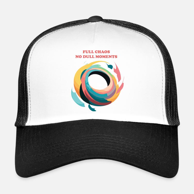 Spirale abstraite du chaos Casquette trucker 