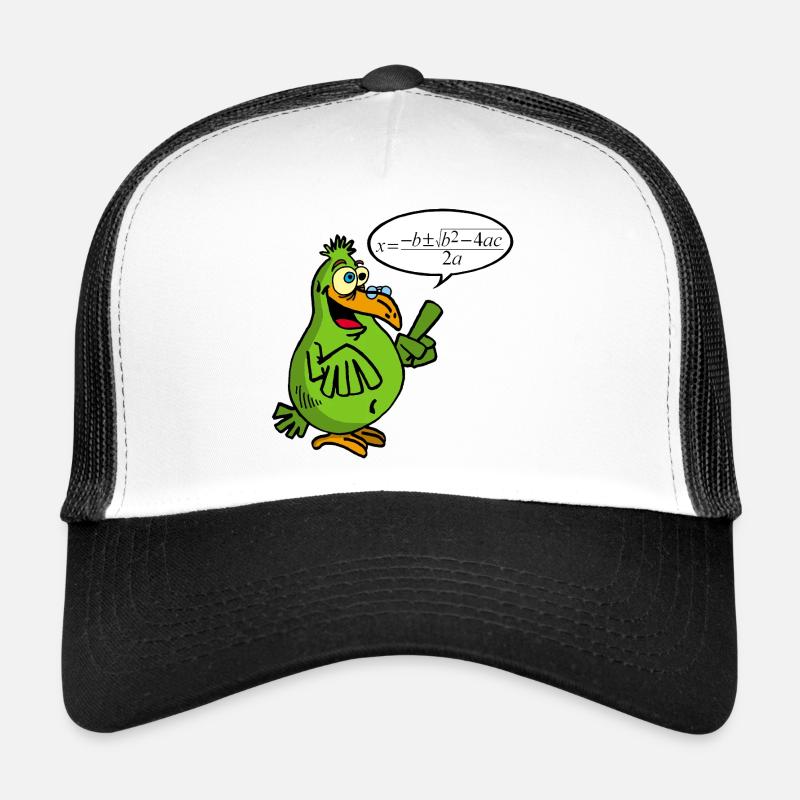 Intelligenter Vogel - Trucker Cap - Weiß/Schwarz